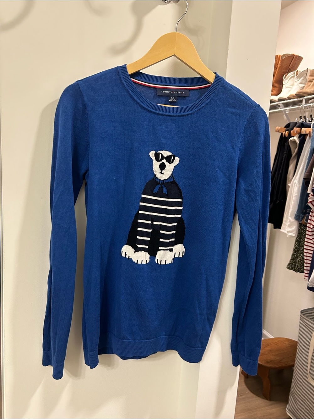 Tommy Hilfiger 100% CottonBear Crewneck Sweater